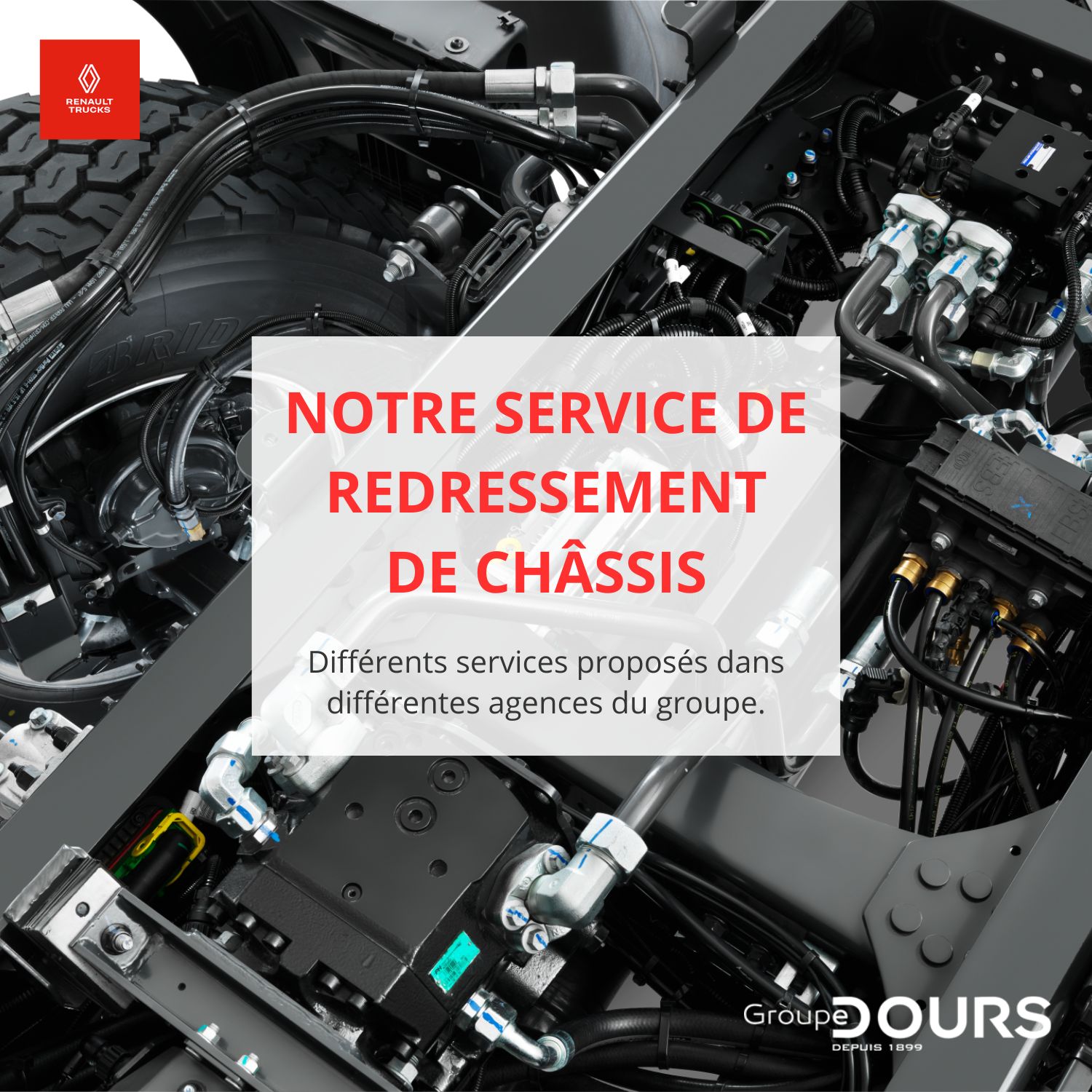 Notre service de redressement de châssis